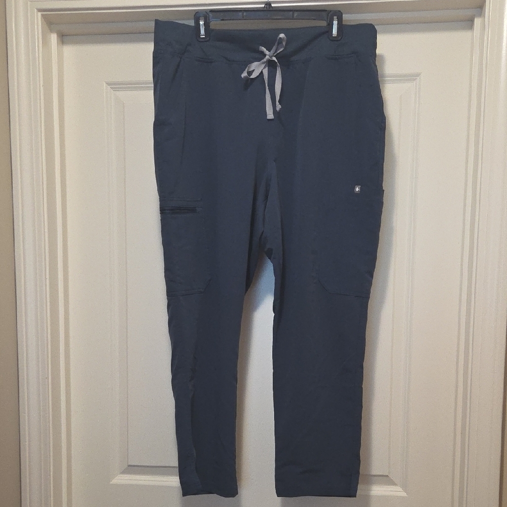 FIGS High Waisted Yola Pants In Dark Harbor XXL Petite
